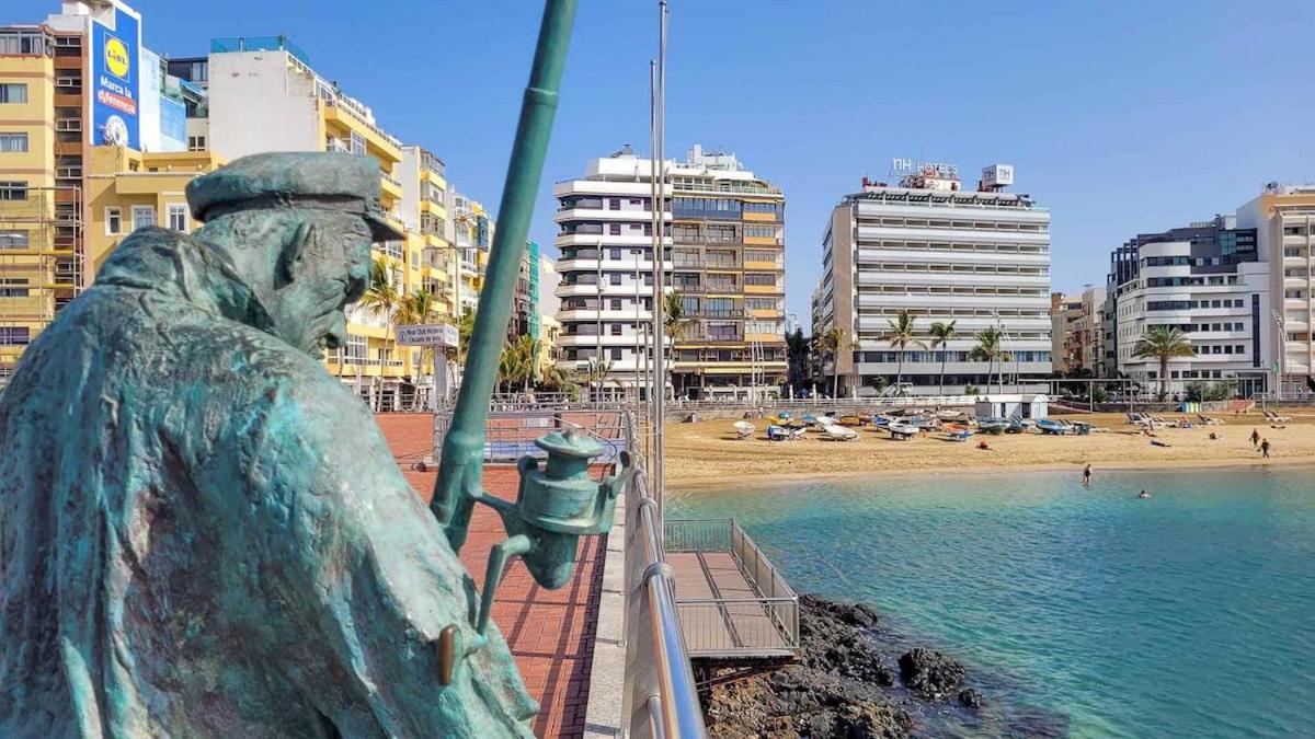 Apartamento Con Balcon En La Playa De Las Canteras Лас-Пальмас-де-Гран-Канария Экстерьер фото